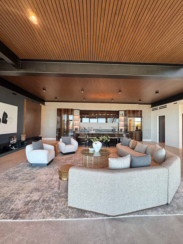 California Coastal Living Room Furniture Project | Complete Modern Coastal Furnishing Solution