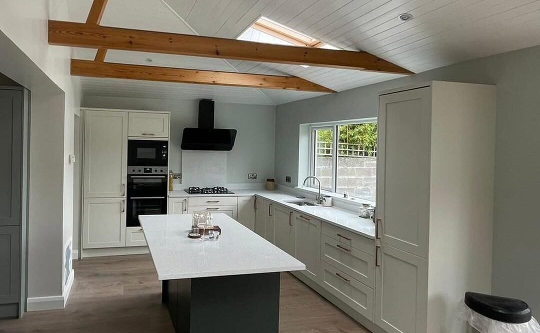 Contemporary Shaker Kitchen Transformation with Tri-Colour Design | Dublin hero