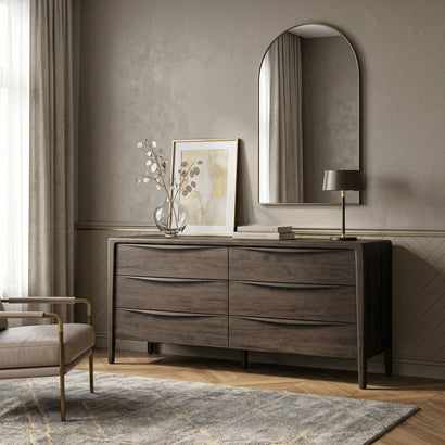 Dark Oak Media Console