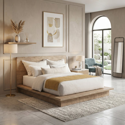 Wood Platform Bed