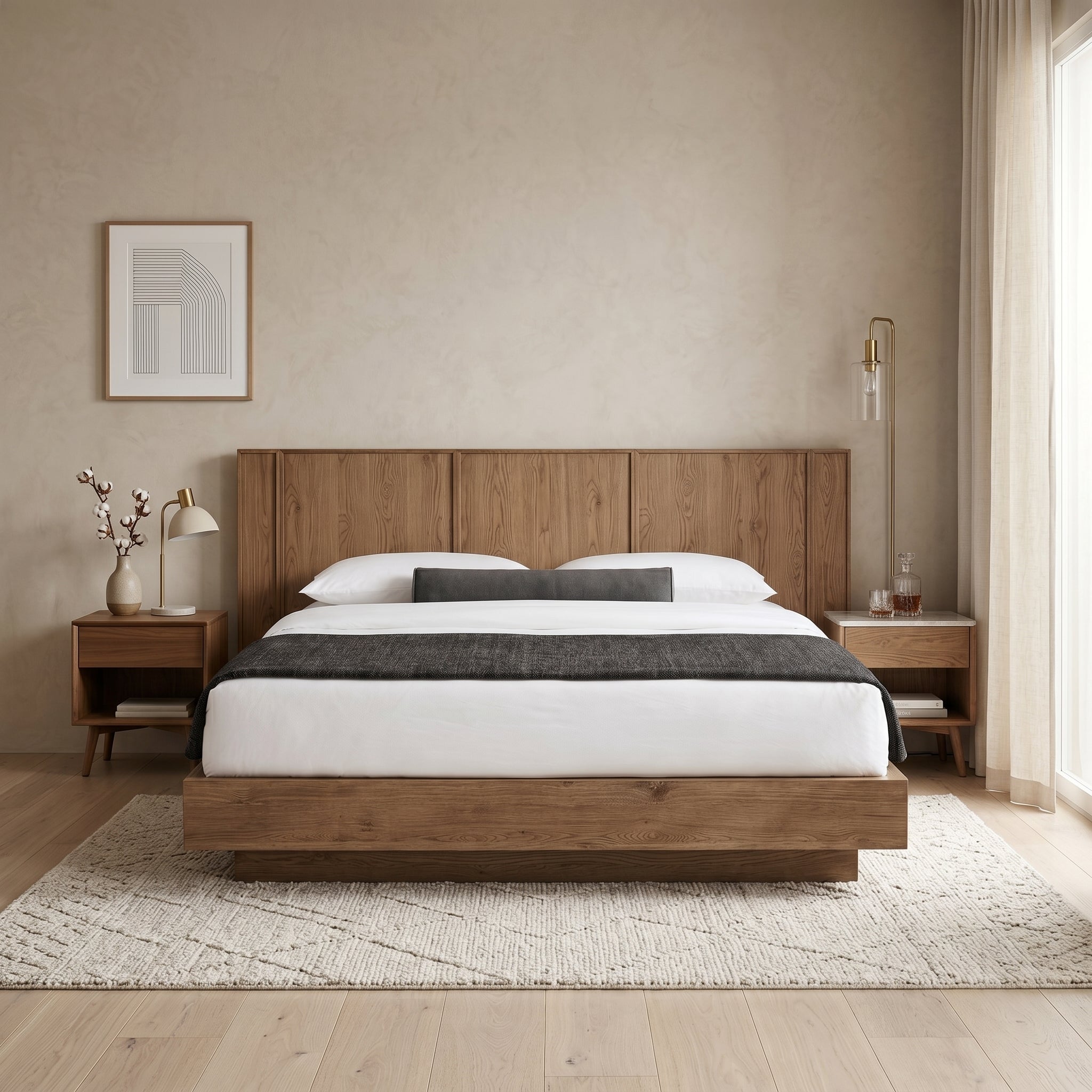 Oak Platform Bed Frame
