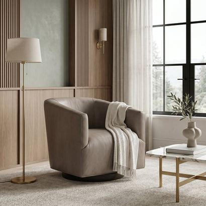 Leather Swivel Chair