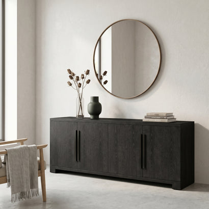 Dark Oak Media Console