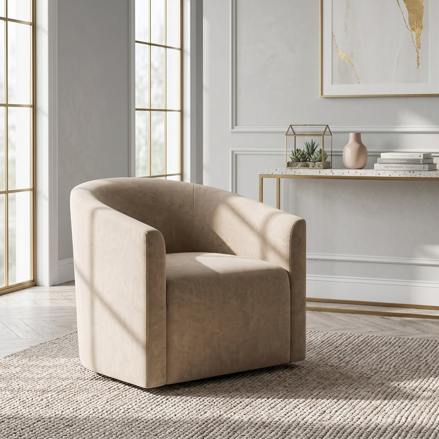 Beige Tub Armchair