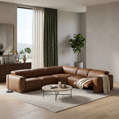 Leather Corner Sofa