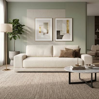 Boucle Cream Daybed