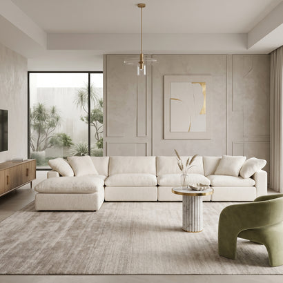 Boucle Modular Sectional Sofa